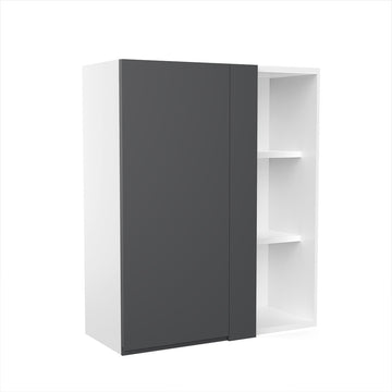 RTA - Lacquer Grey - Single Door Wall Cabinets | 30