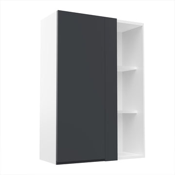 RTA - Lacquer Grey - Single Door Wall Cabinets | 30