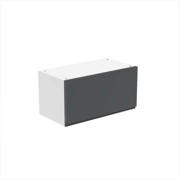 RTA - Lacquer Grey - Horizontal Door Wall Cabinets | 24