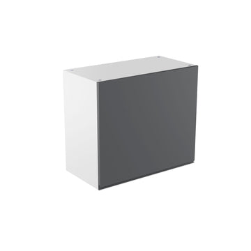 RTA - Lacquer Grey - Horizontal Door Wall Cabinets | 24"W x 21"H x 12"D