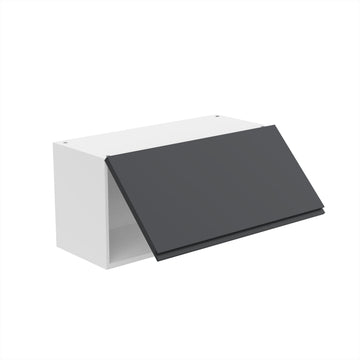 RTA - Lacquer Grey - Horizontal Door Wall Cabinets | 30