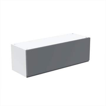 RTA - Lacquer Grey - Horizontal Door Wall Cabinets | 36