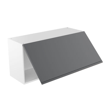 RTA - Lacquer Grey - Horizontal Door Wall Cabinets | 36