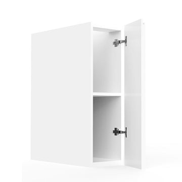 Kitchen Cabinet - RTA - Lacquer White - Full Height Kitchen Cabinet - Single Door Base | 9"W x 34.5"H x 23.8"D