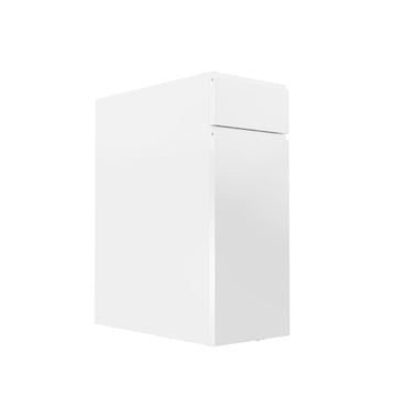 RTA Kitchen Cabinet - Lacquer White - Single Door Base Cabinet | 12