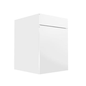 RTA Kitchen Cabinet - Lacquer White - Single Door Base Cabinet | 21