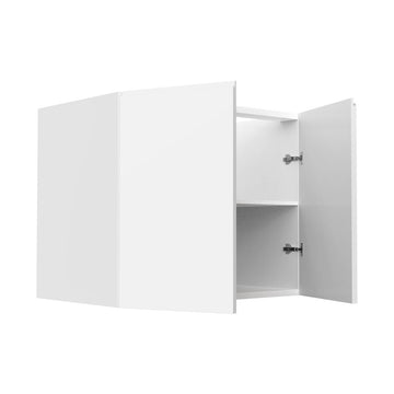 Base Cabinet - RTA - Lacquer White - Full Height Kitchen Cabinet - Double Door | 33