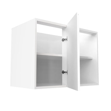RTA Kitchen Cabinet - Lacquer White - Blind Base Cabinet | 42"W x 34.5"H x 23.8"D