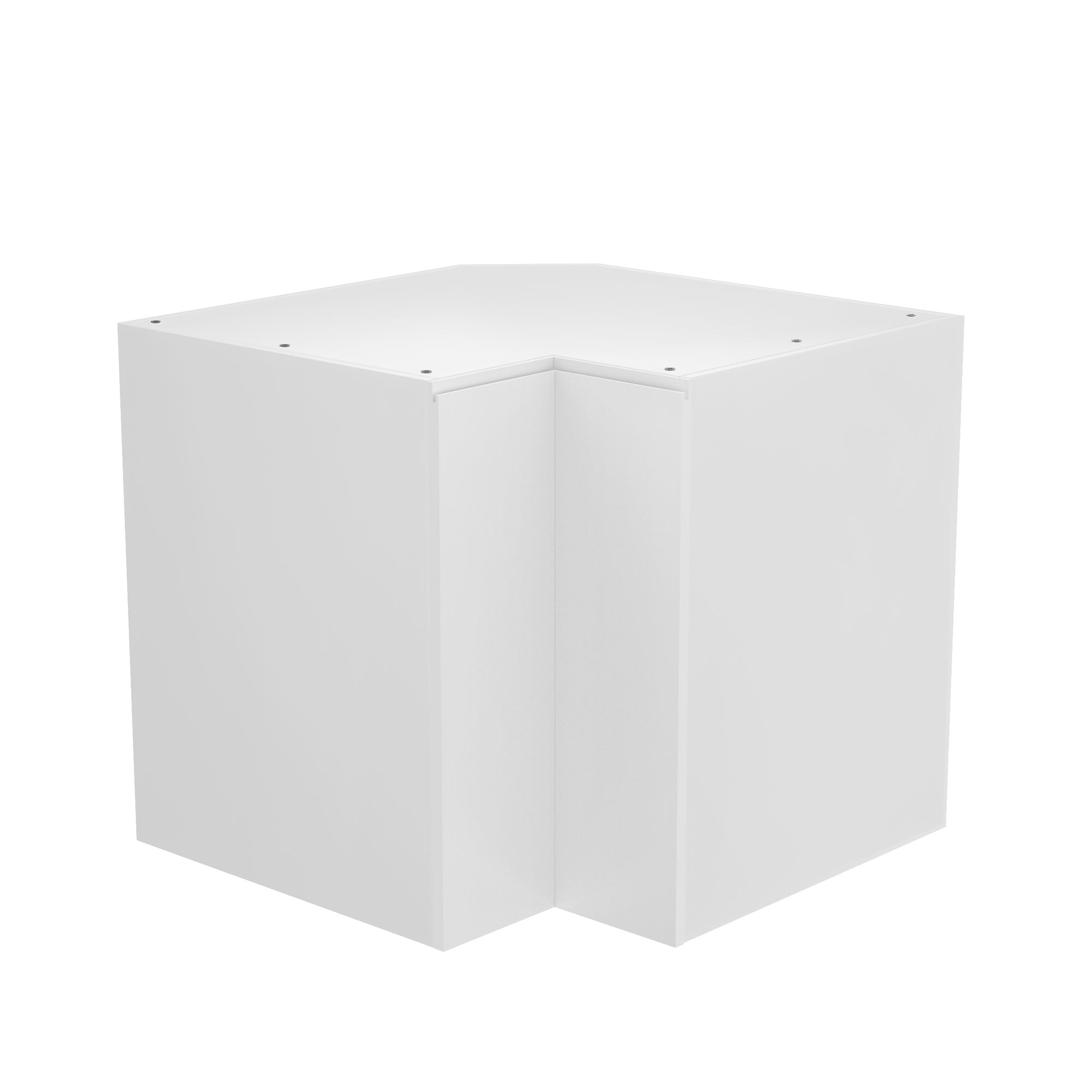 RTA Lazy Susan Kitchen Cabinet - Lacquer White | 36"W x 34.5"H x 23.8"D