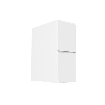 RTA - White Cabinet - Lacquer White - Two Drawer Base Cabinet | 12