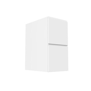 RTA - White Cabinet - Lacquer White - Two Drawer Base Cabinet | 15