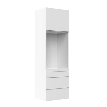 Tall Kitchen Cabinet - RTA - Lacquer White - Single Oven | 30