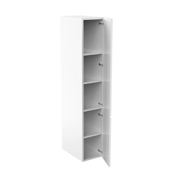 Tall Kitchen Cabinet - RTA - Lacquer White - Single Door | 15
