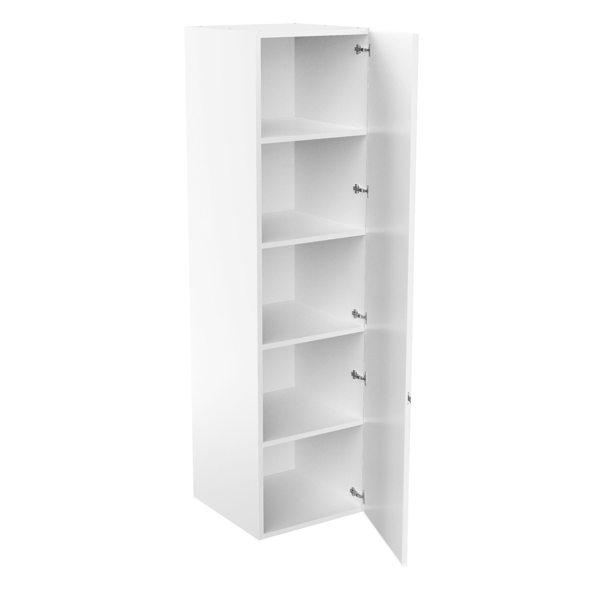 Tall Kitchen Cabinet - RTA - Lacquer White - Single Door | 24"W x 90"H x 23.8"D