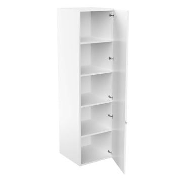 Tall Kitchen Cabinet - RTA - Lacquer White - Single Door | 24"W x 90"H x 23.8"D