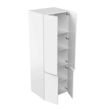 Tall Kitchen Cabinet - RTA - Lacquer White - Double Door | 30