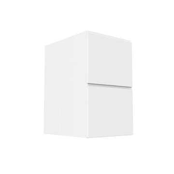 Vanity Cabinet - RTA - Lacquer White - Two Drawer | 18