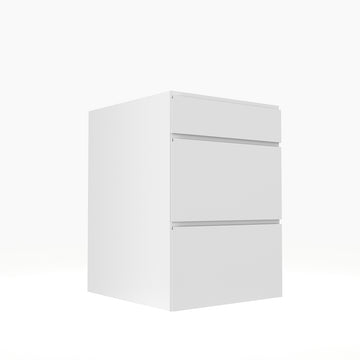 Vanity Cabinet - RTA - Lacquer White - Three Drawer | 21