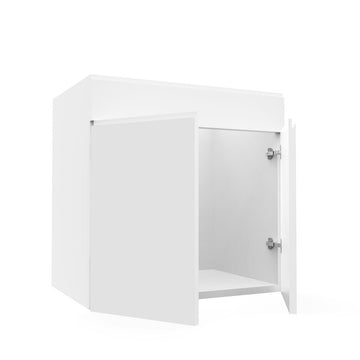 Vanity Cabinet - RTA - Lacquer White - Sink Vanity Cabinet | 30