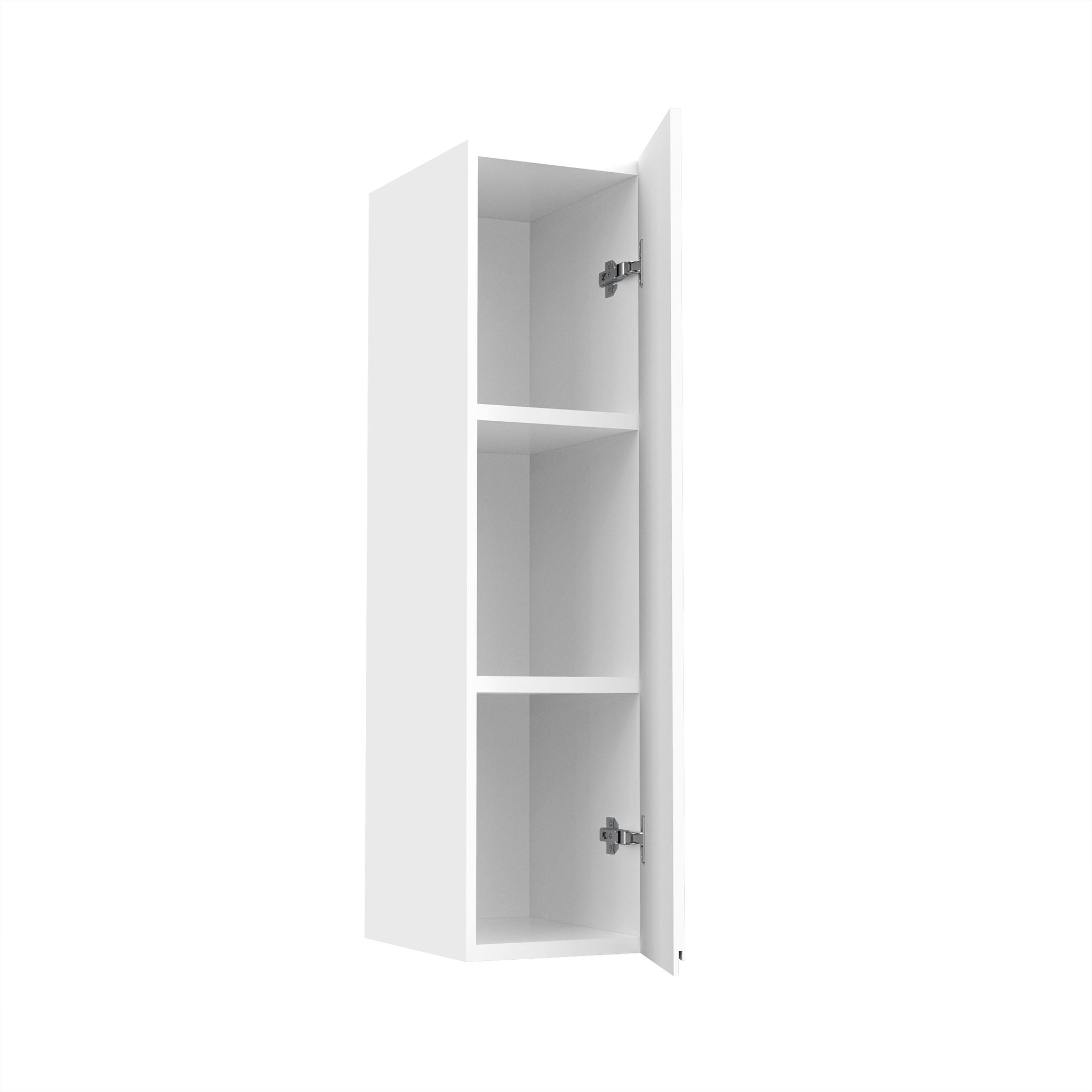 Kitchen Wall Cabinet - RTA - Lacquer white - Single Door Wall Cabinet | 9"W x 36"H x 12"D