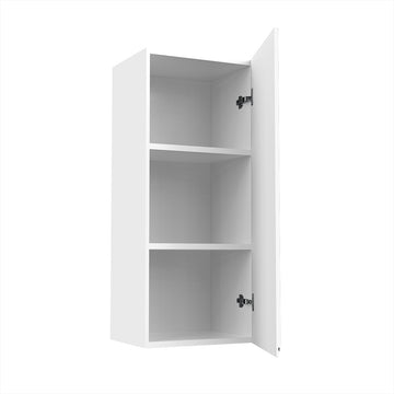 Kitchen Wall Cabinet - RTA - Lacquer white - Single Door Wall Cabinet | 15"W x 36"H x 12"D
