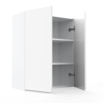RTA - Lacquer White - Double Door Wall Cabinet | 24"W x 42"H x 12"D