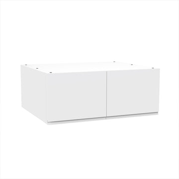 RTA Cabinet - Lacquer White - Refrigerator Wall Cabinet - Double Door | 30