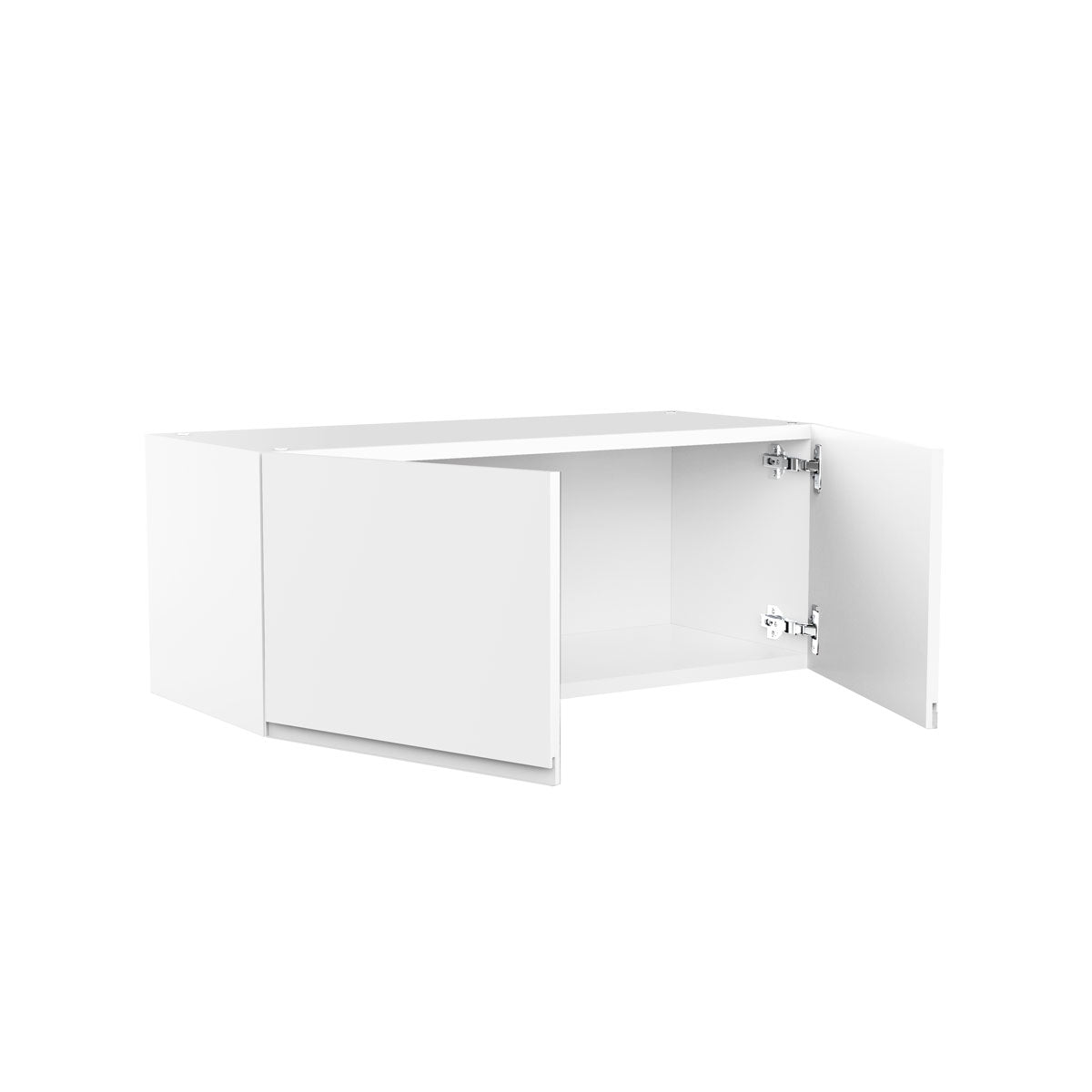 Kitchen Wall Cabinet - RTA - Lacquer white - 2 Door Wall Cabinet | 30"W x 12"H x 12"D
