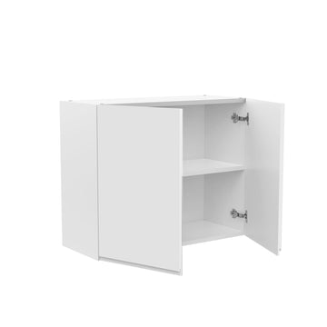 Kitchen Wall Cabinet - RTA - Lacquer white - 2 Door Wall Cabinet | 30