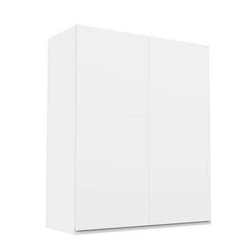 Kitchen Wall Cabinet - RTA - Lacquer white - Double Door Wall Cabinet | 24