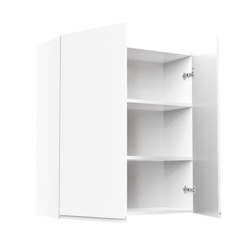 Kitchen Wall Cabinet - RTA - Lacquer white - 2 Door Wall Cabinet | 33"W x 36"H x 12"D