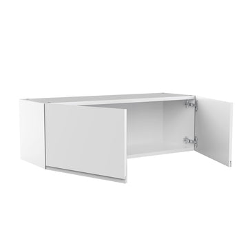 Kitchen Wall Cabinet - RTA - Lacquer white - 2 Door Wall Cabinet | 36"W x 12"H x 12"D