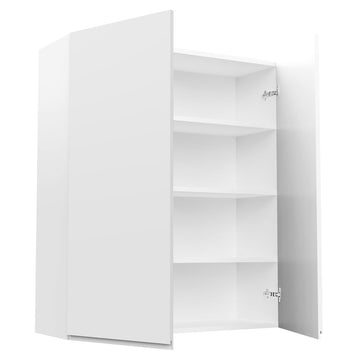 Kitchen Wall Cabinet - RTA - Lacquer white - 2 Door Wall Cabinet | 36"W x 42"H x 12"D
