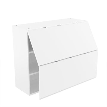 Wall Cabinet - RTA - Lacquer White - Bi-Fold Door Wall Cabinet | 36"W x 30"H x 12"D