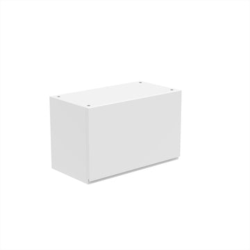 Wall Cabinet - RTA - Lacquer White - Horizontal Door Cabinet | 24