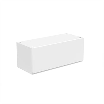 Wall Cabinet - RTA - Lacquer White - Horizontal Door Cabinet | 30