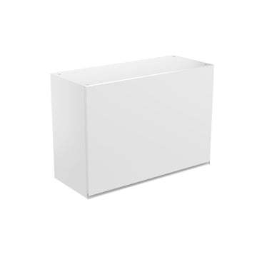 Wall Cabinet - RTA - Lacquer White - Horizontal Door Cabinet | 30"W x 21"H x 12"D