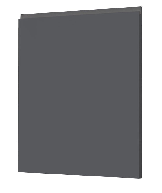 RTA - Lacquer Grey - Wall End Panels | 0.6"W x 36"H x 12"D