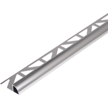 Dural Durondell 1/2" SILVER Anodized Aluminum Round Edge Profile Tile Edge Trim