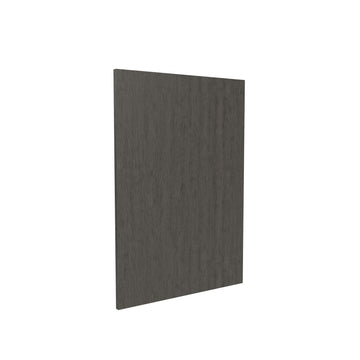 Luxor Smoky Grey - Base End Panel | 0.75"W x 34.5"H x 24"D