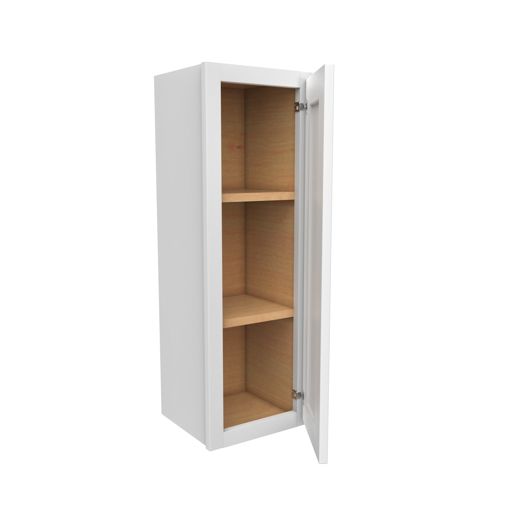 Luxor White - Single Door Wall Cabinet | 12"W x 36"H x 12"D