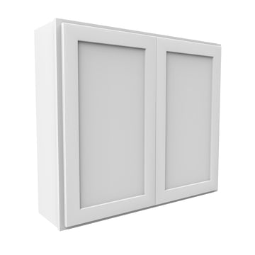 Luxor White - Double Door Wall Cabinet | 42