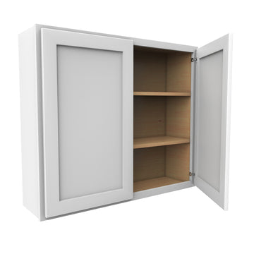 Luxor White - Double Door Wall Cabinet | 42"W x 36"H x 12"D