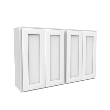 Luxor White -  4 Door Wall Cabinet | 48