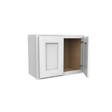 Luxor White - Double Door Wall Cabinet | 24"W x 18"H x 12"D