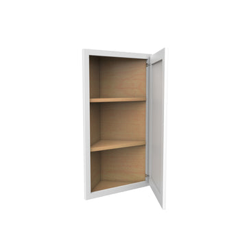 Luxor White - Single Door Wall End Cabinet | 12"W x 30"H x 12"D