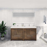 Elegant Ashley Freestanding Bathroom Vanity With Reinforced Double Acrylic Sink, Soft Closing Drawers & Doors