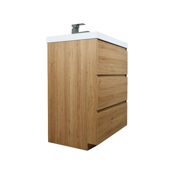 Aramco Freestanding Bathroom Vanity With Acrylic Sink & Drawers