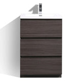 Aramco Freestanding Bathroom Vanity With Acrylic Sink & Drawers