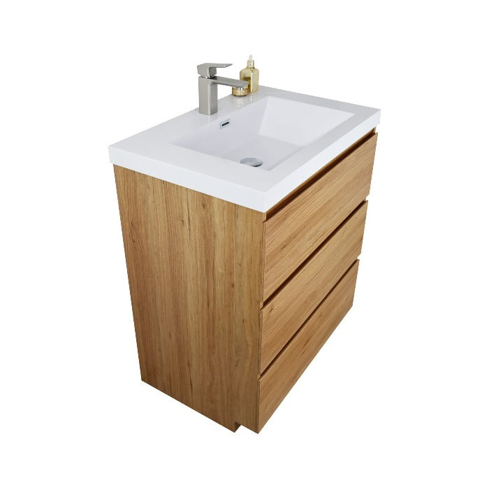 Aramco Freestanding Bathroom Vanity With Acrylic Sink & Drawers